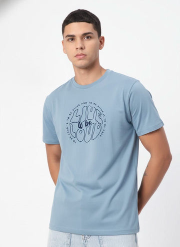 Men’s Outlaws Regular Fit T-Shirt with Skate & Graffiti Theme Print | 100% Cotton Casual Wear