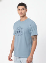 Men’s Outlaws Regular Fit T-Shirt with Skate & Graffiti Theme Print | 100% Cotton Casual Wear