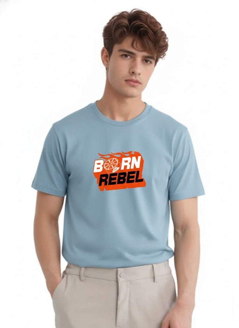 Men’s Outlaws Regular Fit T-Shirt with Skate & Graffiti Theme Print | 100% Cotton Casual Wear