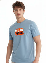 Men’s Outlaws Regular Fit T-Shirt with Skate & Graffiti Theme Print | 100% Cotton Casual Wear