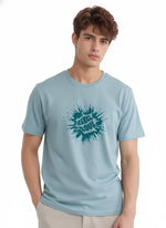 Men’s Outlaws Regular Fit T-Shirt with Skate & Graffiti Theme Print | 100% Cotton Casual Wear