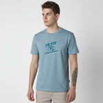 Men’s Outlaws Regular Fit T-Shirt with Skate & Graffiti Theme Print | 100% Cotton Casual Wear