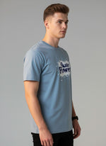 Men’s Outlaws Regular Fit T-Shirt with Skate & Graffiti Theme Print | 100% Cotton Casual Wear