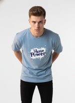 Men’s Outlaws Regular Fit T-Shirt with Skate & Graffiti Theme Print | 100% Cotton Casual Wear