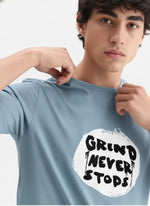Men’s Outlaws Regular Fit T-Shirt with Skate & Graffiti Theme Print | 100% Cotton Casual Wear