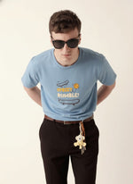 Men’s Outlaws Regular Fit T-Shirt with Skate & Graffiti Theme Print | 100% Cotton Casual Wear