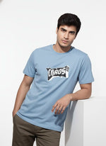 Men’s Outlaws Regular Fit T-Shirt with Skate & Graffiti Theme Print | 100% Cotton Casual Wear