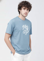 Men’s Outlaws Regular Fit T-Shirt with Skate & Graffiti Theme Print | 100% Cotton Casual Wear