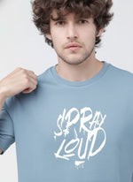 Men’s Outlaws Regular Fit T-Shirt with Skate & Graffiti Theme Print | 100% Cotton Casual Wear