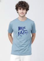 Men’s Outlaws Regular Fit T-Shirt with Skate & Graffiti Theme Print | 100% Cotton Casual Wear
