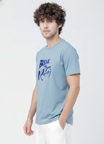 Men’s Outlaws Regular Fit T-Shirt with Skate & Graffiti Theme Print | 100% Cotton Casual Wear