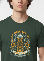 Men’s Outlaws Regular Fit T-Shirt with Tribal Theme Print | 100% Cotton Casual Wear