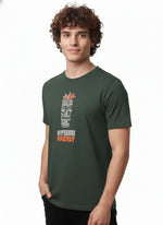 Men’s Outlaws Regular Fit T-Shirt with Tribal Theme Print | 100% Cotton Casual Wear