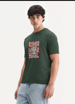 Men’s Outlaws Regular Fit T-Shirt with Tribal Theme Print | 100% Cotton Casual Wear