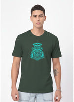 Men’s Outlaws Regular Fit T-Shirt with Tribal Theme Print | 100% Cotton Casual Wear