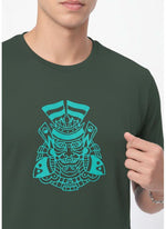 Men’s Outlaws Regular Fit T-Shirt with Tribal Theme Print | 100% Cotton Casual Wear