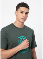 Men’s Outlaws Regular Fit T-Shirt with Tribal Theme Print | 100% Cotton Casual Wear