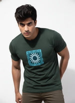 Men’s Outlaws Regular Fit T-Shirt with Tribal Theme Print | 100% Cotton Casual Wear