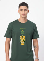 Men’s Outlaws Regular Fit T-Shirt with Tribal Theme Print | 100% Cotton Casual Wear