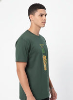 Men’s Outlaws Regular Fit T-Shirt with Tribal Theme Print | 100% Cotton Casual Wear