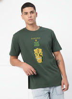 Men’s Outlaws Regular Fit T-Shirt with Tribal Theme Print | 100% Cotton Casual Wear