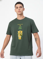 Men’s Outlaws Regular Fit T-Shirt with Tribal Theme Print | 100% Cotton Casual Wear