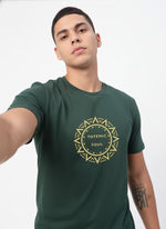 Men’s Outlaws Regular Fit T-Shirt with Tribal Theme Print | 100% Cotton Casual Wear
