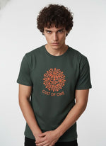 Men’s Outlaws Regular Fit T-Shirt with Tribal Theme Print | 100% Cotton Casual Wear