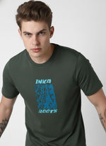 Men’s Outlaws Regular Fit T-Shirt with Tribal Theme Print | 100% Cotton Casual Wear