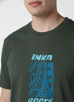 Men’s Outlaws Regular Fit T-Shirt with Tribal Theme Print | 100% Cotton Casual Wear