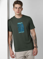 Men’s Outlaws Regular Fit T-Shirt with Tribal Theme Print | 100% Cotton Casual Wear