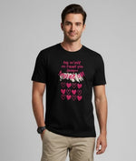 Men’s Outlaws Regular Fit T-Shirt with Valentines Day Theme Print | 100% Cotton Casual Wear
