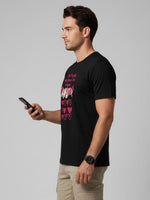 Men’s Outlaws Regular Fit T-Shirt with Valentines Day Theme Print | 100% Cotton Casual Wear