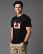 Men’s Outlaws Regular Fit T-Shirt with Valentines Day Theme Print | 100% Cotton Casual Wear