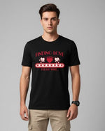 Men’s Outlaws Regular Fit T-Shirt with Valentines Day Theme Print | 100% Cotton Casual Wear