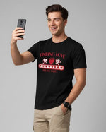 Men’s Outlaws Regular Fit T-Shirt with Valentines Day Theme Print | 100% Cotton Casual Wear