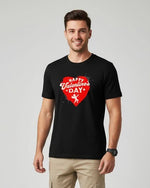 Men’s Outlaws Regular Fit T-Shirt with Valentines Day Theme Print | 100% Cotton Casual Wear