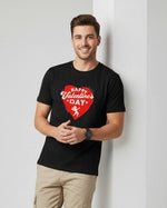 Men’s Outlaws Regular Fit T-Shirt with Valentines Day Theme Print | 100% Cotton Casual Wear