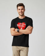 Men’s Outlaws Regular Fit T-Shirt with Valentines Day Theme Print | 100% Cotton Casual Wear