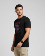 Men’s Outlaws Regular Fit T-Shirt with Valentines Day Theme Print | 100% Cotton Casual Wear
