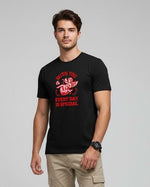 Men’s Outlaws Regular Fit T-Shirt with Valentines Day Theme Print | 100% Cotton Casual Wear