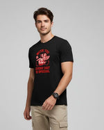 Men’s Outlaws Regular Fit T-Shirt with Valentines Day Theme Print | 100% Cotton Casual Wear