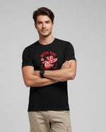 Men’s Outlaws Regular Fit T-Shirt with Valentines Day Theme Print | 100% Cotton Casual Wear