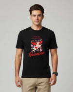 Men’s Outlaws Regular Fit T-Shirt with Valentines Day Theme Print | 100% Cotton Casual Wear