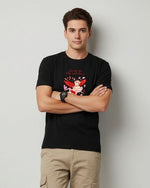 Men’s Outlaws Regular Fit T-Shirt with Valentines Day Theme Print | 100% Cotton Casual Wear