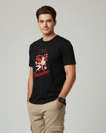 Men’s Outlaws Regular Fit T-Shirt with Valentines Day Theme Print | 100% Cotton Casual Wear