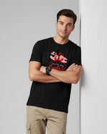Men’s Outlaws Regular Fit T-Shirt with Valentines Day Theme Print | 100% Cotton Casual Wear