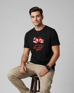 Men’s Outlaws Regular Fit T-Shirt with Valentines Day Theme Print | 100% Cotton Casual Wear