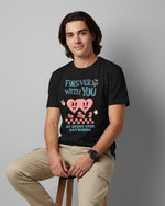 Men’s Outlaws Regular Fit T-Shirt with Valentines Day Theme Print | 100% Cotton Casual Wear