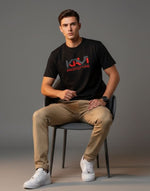Men’s Outlaws Fashion printed T-shirt made of 100% cotton with casual design, featuring a regular fit and graphic print.